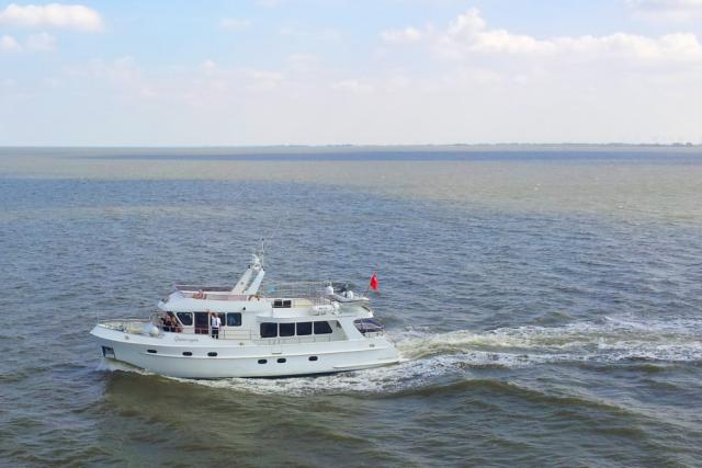 MS Groninger der Seebestattungs-Reederei Norddeich – Schiff für Seebestattungen ab Borkum